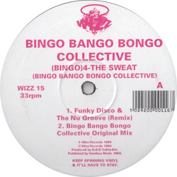 Bingo Bango Bongo Collective (Bingo) 4 - The Sweat USED VINYL 12INCH 33 S RPM