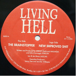 Living Hell The Brainstopper USED VINYL 12INCH 45 RPM