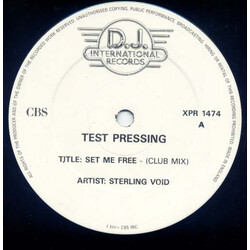 Sterling Void Set Me Free USED VINYL 12INCH TEST PRESSING