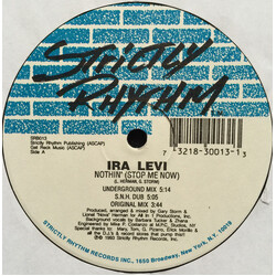 Ira Levi Nothin' (Stop Me Now) VINYL 12" USED