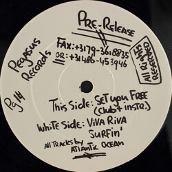 Atlantic Ocean Set You Free USED VINYL 12INCH 33 S RPM