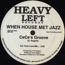 Ce Ce Rogers When House Met Jazz USED VINYL 12INCH 33 S RPM