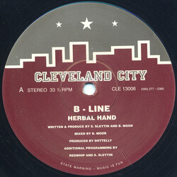 B-Line Herbal Hand / Come To It USED VINYL 12INCH 45 RPM STEREO