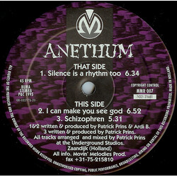 Anethum Silence Is A Rhythm Too USED VINYL 12INCH
