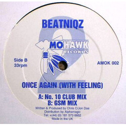 Beatniqz Once Again (With Feeling) USED VINYL 12INCH 33 S RPM