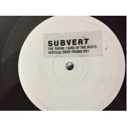 Subvert (3) The Theme / King Of The Beats USED VINYL 12INCH WHITE LABEL