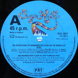 Grandmaster Flash & The Furious Five The Adventures Of Grandmaster Flash On The Wheels Of Steel USED VINYL 12INCH 45 RPM