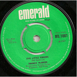 Frankie McBride Five Little Fingers USED VINYL 7INCH 45 RPM SINGLE