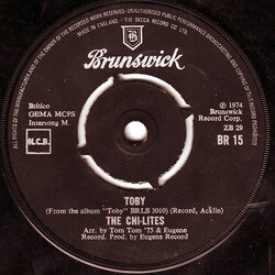 The Chi-Lites Toby USED VINYL 7INCH 45 RPM SINGLE