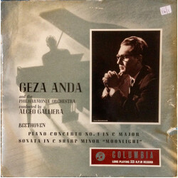 Ludwig van Beethoven / Géza Anda / Philharmonia Orchestra / Alceo Galliera Piano Concerto No. 1 In C Major, Op. 15 / Sonata No. 14 In C Sharp Minor, O