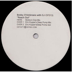 Bobby D'Ambrosio / C.J. Reach Out USED VINYL 12INCH 33 S RPM PROMO WHITE LABEL