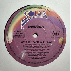 Shalamar My Girl Loves Me USED VINYL 12INCH 33 S RPM