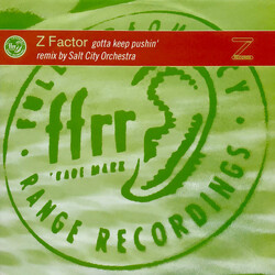Z Factor Gotta Keep Pushin' USED VINYL 12INCH 45 RPM 33 S RPM