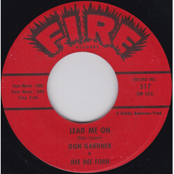 Don Gardner / Dee Dee Ford Lead Me On / T.C.B. (Taking Care Of Business) USED VINYL 7INCH SINGLE 45 RPM