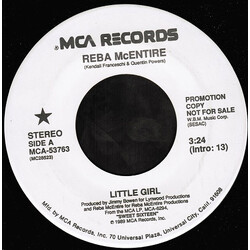 Reba McEntire Little Girl USED VINYL 7INCH 45 RPM SINGLE PROMO
