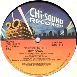 Gene Chandler Get Down USED VINYL 12INCH 33 S RPM