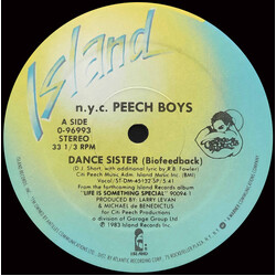 Peech Boys Dance Sister (Biofeedback) USED VINYL 12INCH 33 S RPM STEREO