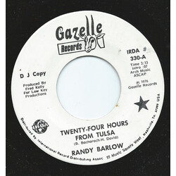 Randy Barlow Twenty-Four Hours From Tulsa USED VINYL 7INCH PROMO