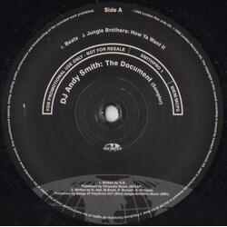 DJ Andy Smith The Document (Sampler) USED VINYL 12INCH 45 RPM PROMO SAMPLER