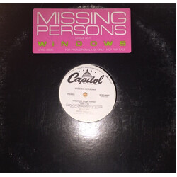 Missing Persons Windows USED VINYL 12INCH 33 S RPM PROMO