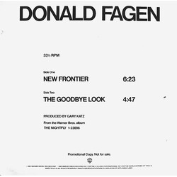 Donald Fagen New Frontier / The Goodbye Look USED VINYL 12INCH 33 S RPM PROMO STEREO