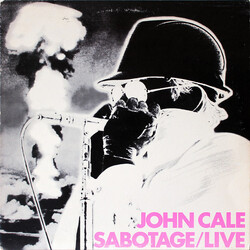 John Cale Sabotage/Live Vinyl LP USED