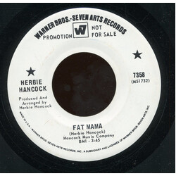 Herbie Hancock Fat Mama USED VINYL 7INCH 45 RPM PROMO
