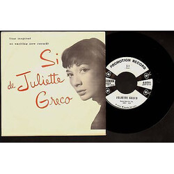 Juliette Gréco Si / The Carousel USED VINYL 7INCH 45 RPM PROMO