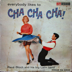 René Bloch And His Big Latin Band Everybody Likes To Cha Cha Cha Vinyl LP USED