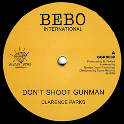 Clarence Parks Don't Shoot Gunman USED VINYL 12INCH 45 RPM REISSUE