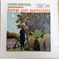 Igor Stravinsky / Pierre Monteux / Orchestre De La Société Des Concerts Du Conservatoire The Rite Of Spring Vinyl LP USED