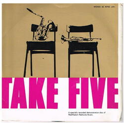 Various Take Five USED VINYL 7INCH 45 RPM SINGLE SIDED EP COMPILATION PROMO MONO