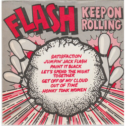Flash (16) Keep On Rolling USED VINYL 7INCH 45 RPM SINGLE PROMO