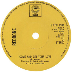 Redbone Come And Get Your Love USED VINYL 7INCH 45 RPM SINGLE