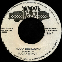 Sugar Minott Rub A Dub Sound USED VINYL 7INCH 45 RPM