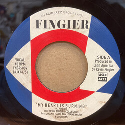 The Kevin Fingier Collective / Jo Ann Hamilton / Diane Ward (3) / Josi Dias My Heart Is Burning / Foreword Dub USED VINYL 7INCH 45 RPM SINGLE