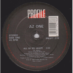 Az One All Of My Heart USED VINYL 12INCH 45 RPM