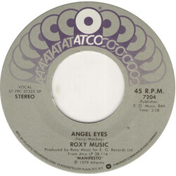 Roxy Music Angel Eyes USED VINYL 7INCH 45 RPM