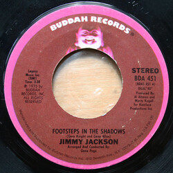Jimmy Jackson / Kantlose Orchestra And Chorus Footsteps In The Shadows USED VINYL 7INCH 45 RPM STYRENE STEREO