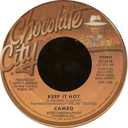 Cameo Keep It Hot USED VINYL 7INCH 45 RPM STYRENE STEREO