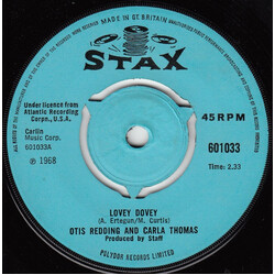 Otis Redding / Carla Thomas Lovey Dovey USED VINYL 7INCH 45 RPM SINGLE