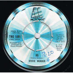 Stevie Wonder As USED VINYL 7INCH 45 RPM SINGLE