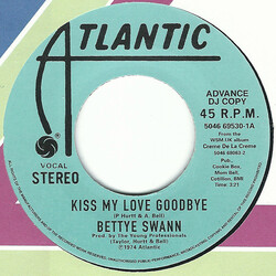 Bettye Swann / Major Harris Kiss My Love Goodbye / Loving You Is Mellow USED VINYL 7INCH 45 RPM LIMITED EDITION PROMO SAMPLER