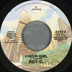 Roy C. Hammond Virgin Girl / Love Me Till Tomorrow Comes USED VINYL 7INCH 45 RPM STYRENE STEREO