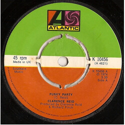Clarence Reid Funky Party USED VINYL 7INCH 45 RPM SINGLE