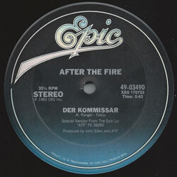 After The Fire Der Kommissar USED VINYL 12INCH 33 S RPM STEREO