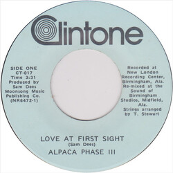 Alpaca Phase III Love At First Sight USED VINYL 7INCH 45 RPM