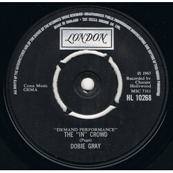 Dobie Gray The "In" Crowd USED VINYL 7INCH 45 RPM SINGLE REISSUE