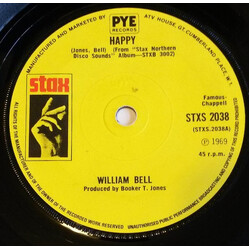 William Bell Happy USED VINYL 7INCH 45 RPM REISSUE