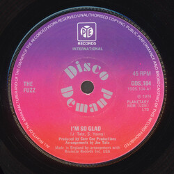The Fuzz (4) I'm So Glad / All About Love USED VINYL 7INCH 45 RPM